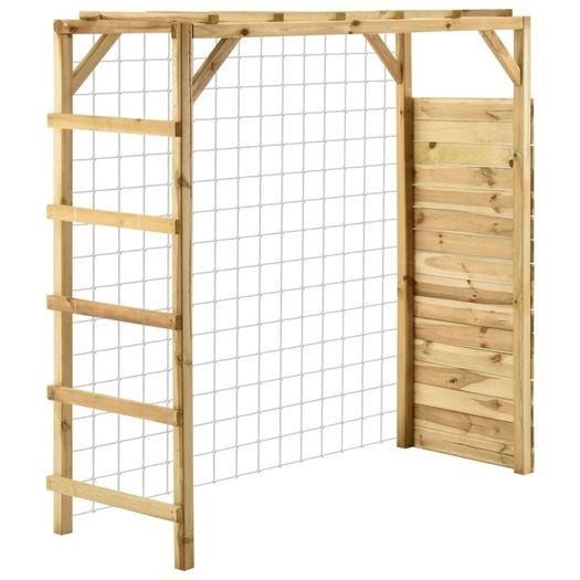 Cimbing Frame with Football Goal 170x60x170 cm Impregnated Pinewood