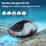 Bocxi Cordless Pool Robot, 200 min Runtime, Smart Navigation, Self Parking & Ultra Fine Filtration, Compact and Portable Cordless Cleaner for Pools up to 232 m2 Image 5