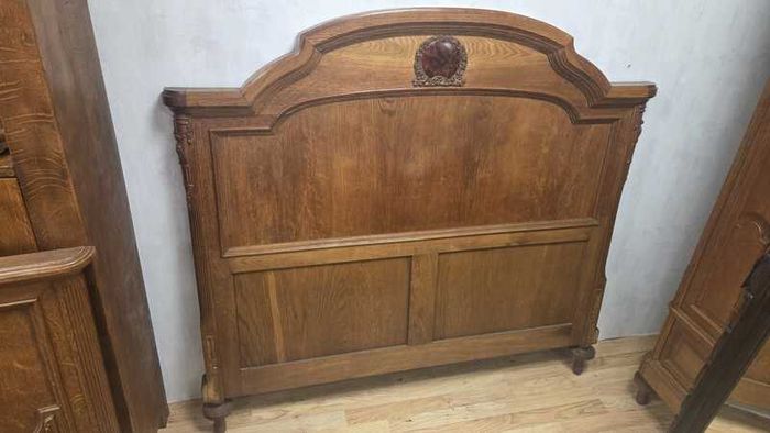Antique French Oak Double Bed