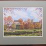"UCC from Perrott's Inch" - Limited Edition Watercolour Print by Irish Artist Anna O'Hara | University College Cork Landscape | 27.9 x 37.5 cm Image 3