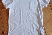BNWT Age 8-9 White Pocket Teeshirt