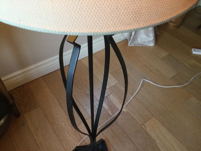 Lighting - Wrought Iron Floor Lamp.