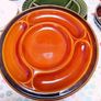 Vintage Fondue Plates Image 2