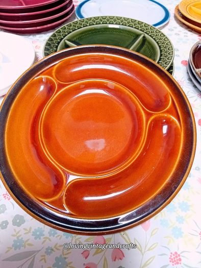 Vintage Fondue Plates
