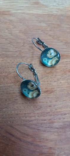 Floral drop earrings
