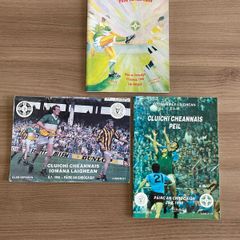 Leinster Hurling and Football Final 1990 and All Ireland Football Semi Final Match Programmes