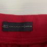 M&S ladies red linen summer trousers Image 2