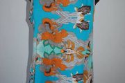 Kaktus long line floral knitted back top size M UK12 EU40 Postage included