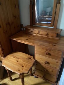 Dressing Table with mirror and stool