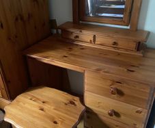 Dressing Table with mirror and stool