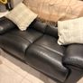 2 seat leather sofa Image 2