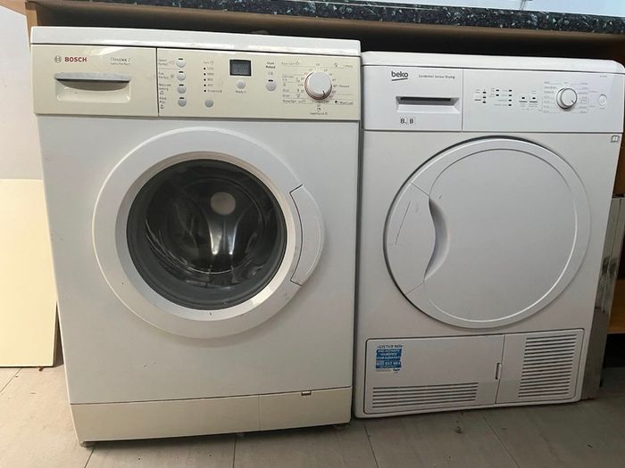 Bosch Washer and Beko Dryer