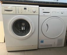 Bosch Washer and Beko Dryer