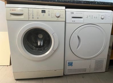 Bosch Washer and Beko Dryer