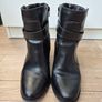 Black leather boots Image 2