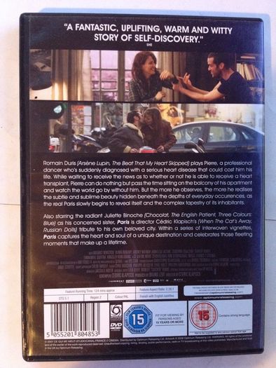 Paris [2008] Juliette Binoche [Movie DVD] French Movie