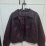 Brand New Burgundy Leather Jacket Size M Image 5
