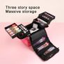 Cosmetic Bag Beauty Case Suitcase Box Organizer Makeup Travel Portable Handbag - PINK Image 3