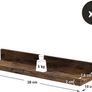 New Set of 3 Rustic Shelves - FREE P&P Image 4