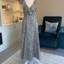 Ladies Cream and Black Polka Dot Wrap Dress from Mango Image 7