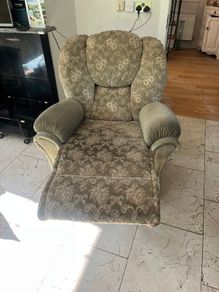 Lazy Boy Green Armchair