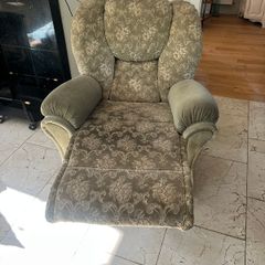 Lazy Boy Green Armchair
