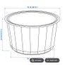 Garden coffee storage table Image 3