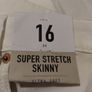 White Super stretch Jeans, New With Tags Image 2