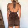 Mini Dress V neck Image 2