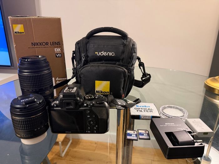 Camera Nikon D3500 + 18-55mm VR +  55-300mm VR
