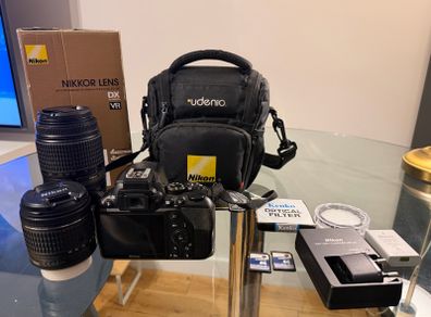 Camera Nikon D3500 + 18-55mm VR +  55-300mm VR