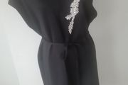 black scuba dress