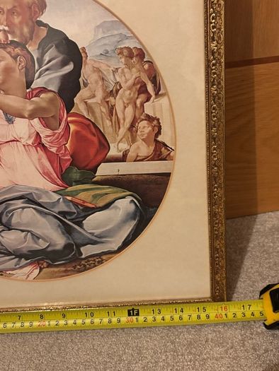 Vintage Michelangelo Doni Tondo Framed Print