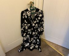 Black Wrap Over Dress size S