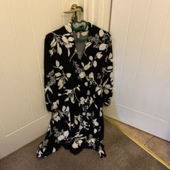 Black Wrap Over Dress size S