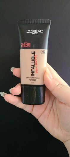 L'oreal Infallible Demi Matte Finish in 102 Shell Beige