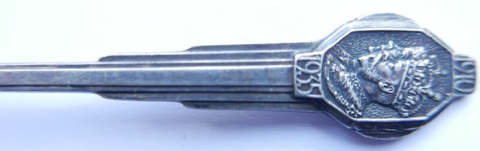 Vintage 1935 Silver Plated Spoon