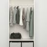 Ikea wardrobe 2 doors white Image 3