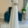 Beautiful One shoulder Ivory/Cream Debs Dress with Rhinestone embellishments design from Elliott Chambers Image 7