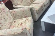 sofa and 2 armchairs
