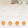 5FT King Size Mattress, 10 Inch 9 Zone Orthopedic Mattresses, King Mattress Gel Wave Memory Foam Pocket Sprung Hybrid Mattress for Pressure Relief Motion Isolation & Edge Support, 150x200x25cm Image 3