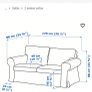 Ikea EKTORP Kilanda 2 Seater Couch Image 2
