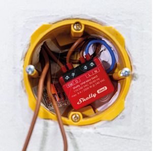 Shelly Plus 1PM Mini Gen. 3  WLAN-controlled intelligent relay, 1 channel 8 A, with power measurement