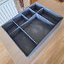 IKEA MALM 3-Drawer Chest of Drawers (Oak Veneer) + 4 Drawer Organisers Image 2