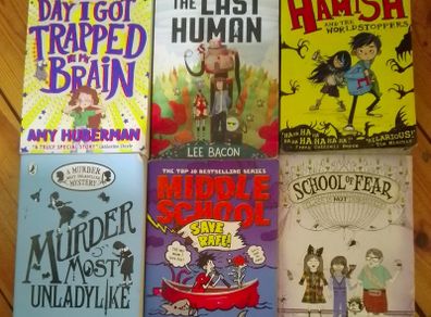 6 x easy reader novels. For 9-11 yr olds