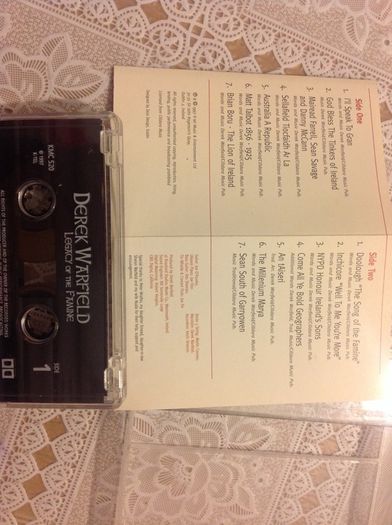 Derek Warfield.  Legacy of the Famine.  Cassette Tape.