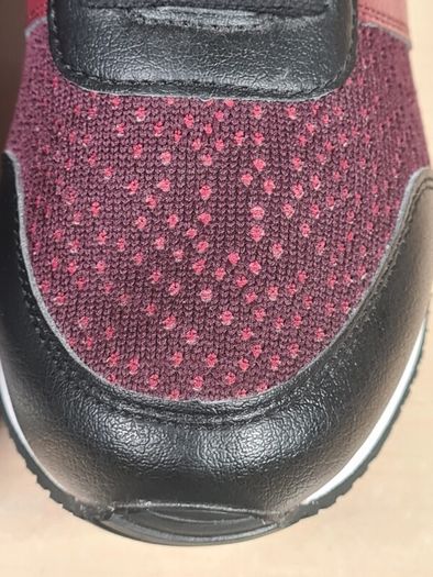Women's Tommy Hilfiger City Iconic Knitted Trainers  Runners Purple Burgundy Size Uk 5 Eu 38