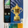 Rugby World Cup 2003 Programmes and tickets for Ireland's entire five match run. Image 4