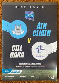 2023 Dublin v Kildare - GAA Allianz Football League Programme
