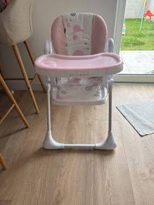 Selling our baby high chair .